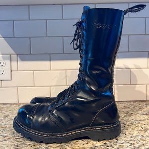 Vintage Gripfast leather steeltoe boots